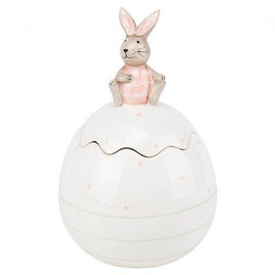 Ємність керамічна для зберігання, Веселий кролик, 1.4л., 15.6*15.6*24см. (4000-024) 4000-024 фото