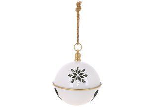 Декоративный металлический шар на подвесе Christmas bells D20*24см, 41смм., ( 152-009) 152-009 фото