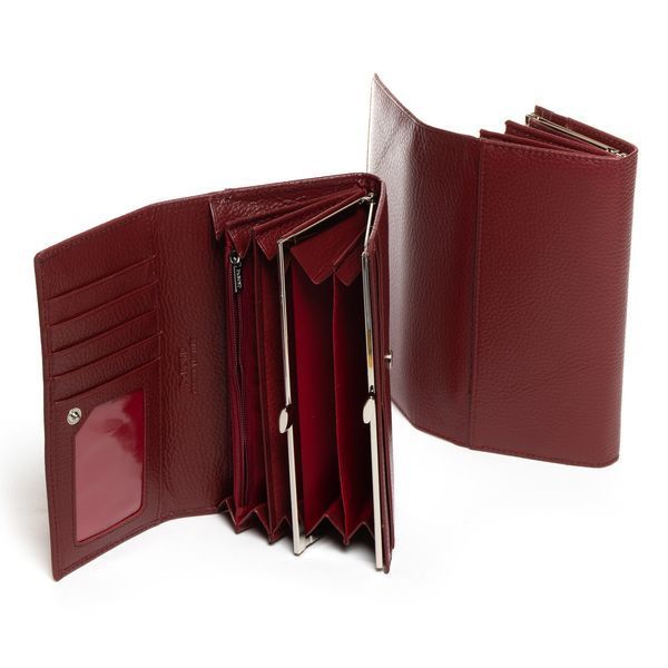 Влучний Кошелик Classic шкіра DR. BOND 18.5*9.,5*3.5 см W1-V bordo W1-V bordo фото