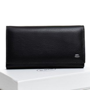 Кошелик Classic з натуральної шкіри жіночий 17,5*9,5*4 см DR. BOND W46-2 black W46-2 black фото