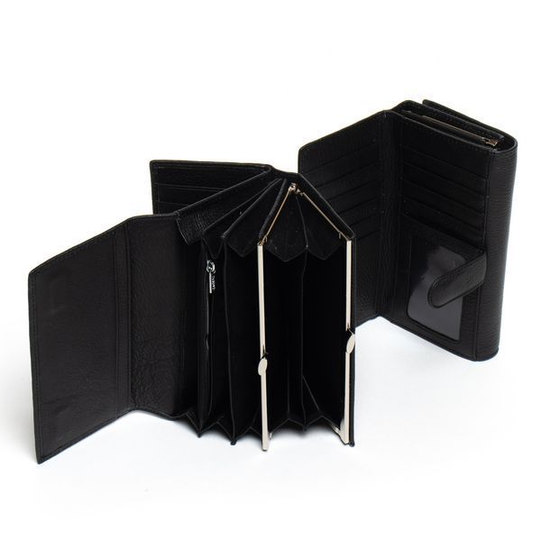Кошелик Classic з натуральної шкіри жіночий 17,5*9,5*4 см DR. BOND W46-2 black W46-2 black фото