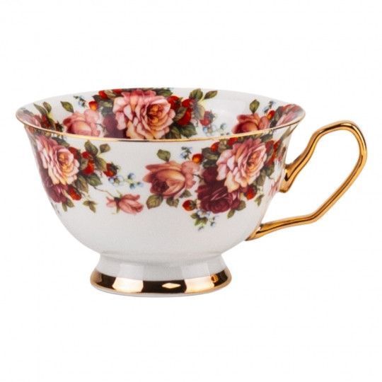 Чашка керамическая с блюдцем English Garden200мл., 10*11.5*6см., (9217-007) 9217-007 фото