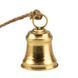 Декоративна підвіска Дзвіночки Christmas bells (6 шт.) 56 см, метал, джут (6033-025) 6033-025 фото 2