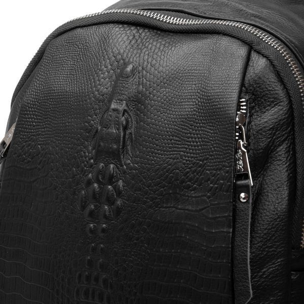 Сумка Жіноча Рюкзак шкіра ALEX RAI 8907-9 black croco  8907-9 black croco фото