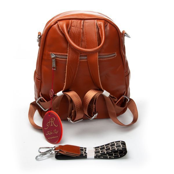 Сумка Женская Рюкзак кожа ALEX RAI 8907-9 camel croco 8907-9 camel croco фото