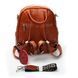 Сумка Женская Рюкзак кожа ALEX RAI 8907-9 camel croco 8907-9 camel croco фото 2