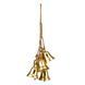 Декоративна підвіска Дзвіночки Christmas bells (6 шт.) 69 см, метал, джут (6033-022) 6033-022 фото 2