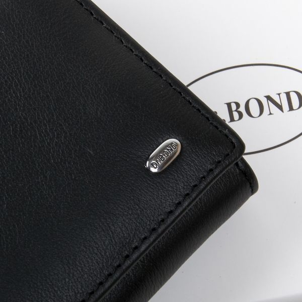 Удобный Кошелек классический Женский из натуральной кожи 18*9*3.5 см DR. BOND W501 black W501 black фото