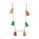 Декоративна гірлянда Дзвіночки Christmas bells (6 шт.) 160 см., метал, джут (6033-019) 6033-019 фото 1