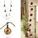 Декоративна гірлянда Дзвіночки Christmas bells (6 шт.) 160 см., метал, джут (6033-018) 6033-018 фото 5