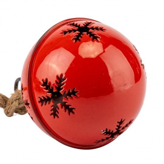 Декоративна підвіска Дзвіночки Christmas bells (4 шт.) 71 см., метал, джут (6033-017) 6033-017 фото