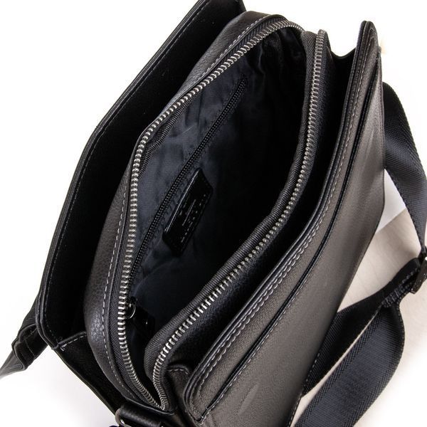 Чоловіча шкіряна сумка-планшет BRETTON 23*27*9 см (1645-3 black) 1645-3 black фото