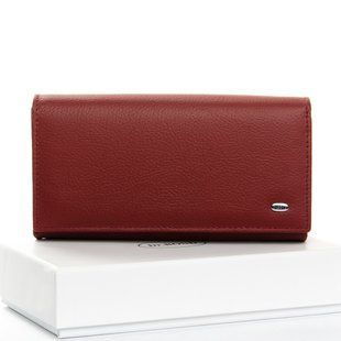 Кошелик Classic з натуральної шкіри жіночий 17,5*9,5* 4 см DR. BOND (W46 bordo) W46 bordo фото