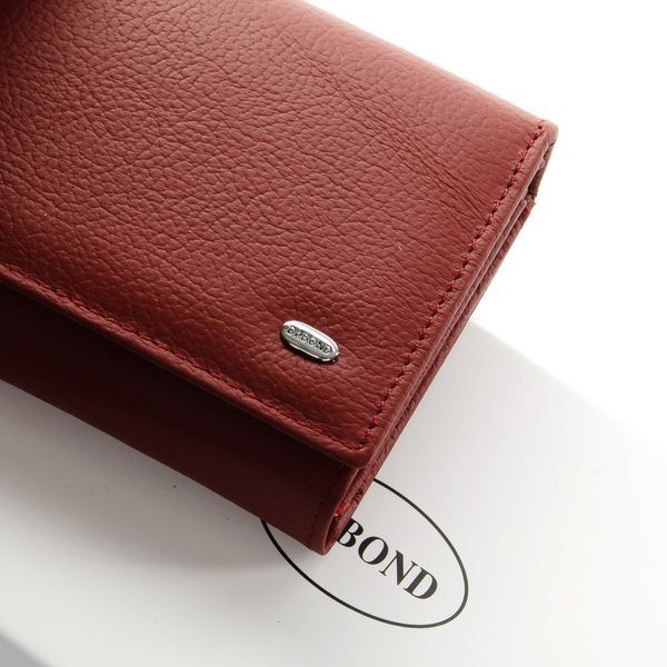Кошелик Classic з натуральної шкіри жіночий 17,5*9,5* 4 см DR. BOND (W46 bordo) W46 bordo фото