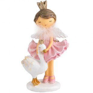 Фигурка "Девочка с Лебедушкой" 19см., материал полистоун, (6014-060) 6014-060 фото