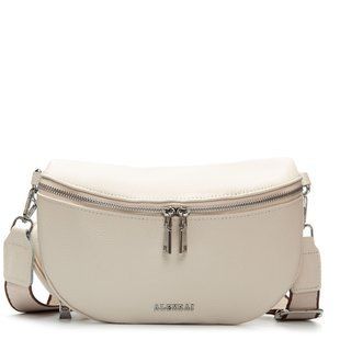 Сумка Женская Классическая кожа ALEX RAI 99127 white бананка  99127 white фото