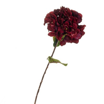 Квітка новорічна 66 см колір червоний, у пакованні 6 шт. (6008-017) 6008-017 фото