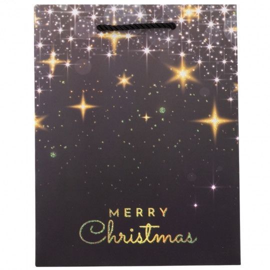 Подарочный пакет " Merry Christmas" 32*26*10см., в упаковке 12 шт., бумага (9165-008) 9165-008 фото