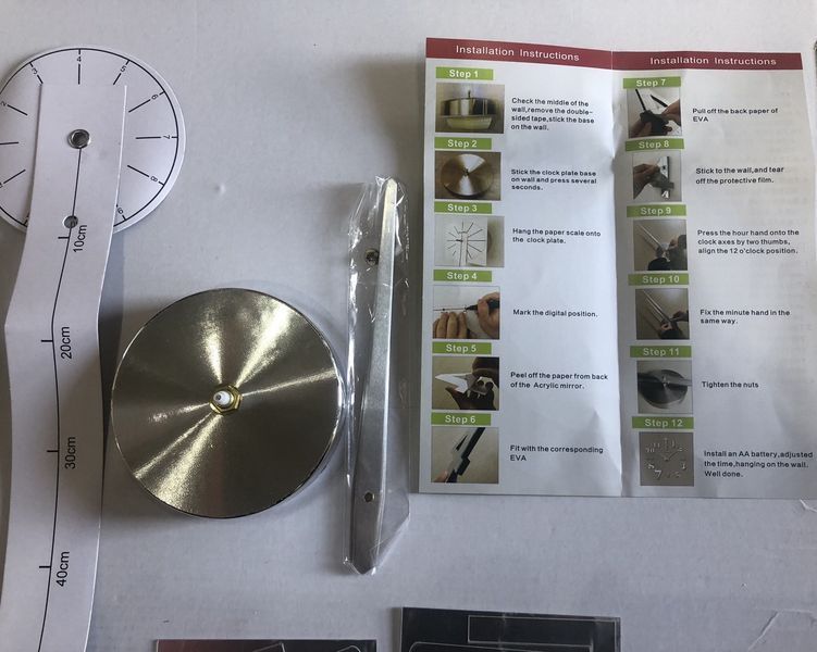 Годинник настінний 3D-наклейки DIY CLOCK сріблястий від 50 до 120 см (9020-002) MZH521-S фото
