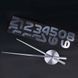 Годинник настінний 3D-наклейки DIY CLOCK сріблястий від 50 до 120 см (9020-002) MZH521-S фото 2