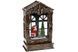 Декоративний ліхтар Санта прийшов, з LED підсвічуванням і гліттером, що летить, 25,5см, пластик (919-007) 919-007 фото 1