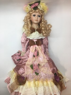 Кукла порцелянова сувенірна, колекційна 50 см "Маргарита " 1303-02 фото