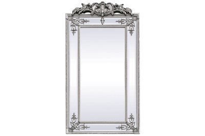 Дзеркало настінне Бергамо185*92*6 см, дзеркало 132*57 см., колір — срібло, дерево (MR7-509) MR7-509 фото