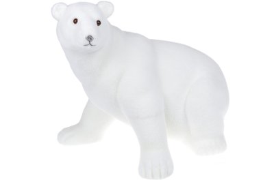 Новорічний декор Ведмідь, 50 см, пластик, 1 шт. (113-C47) 113-C47 фото