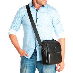 Сумка чоловіча Планшет шкіра BRETTON 5010-6 black 5010-6 black фото