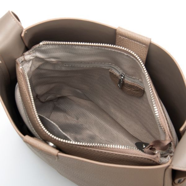 Классическая  женская сумка из натуральной кожи  ALEX RAI 13A khaki 13A khaki фото