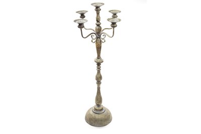 Декоратний металевий свічник на 5 свічок 120см (589-100) 589-100 фото