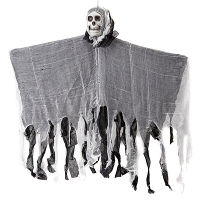Декор для Хеллоуїна "Ghost" 65*70 см, у упаковці 6шт. (8810-001) 8810-001 фото