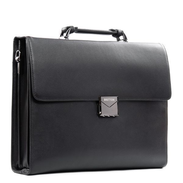 Сумка Мужская Портфель кожа BRETTON 1716-1 black 1716-1 black фото
