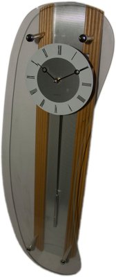 Настінні кварцові годинники, з маятником, дерев’яні 29045 фото