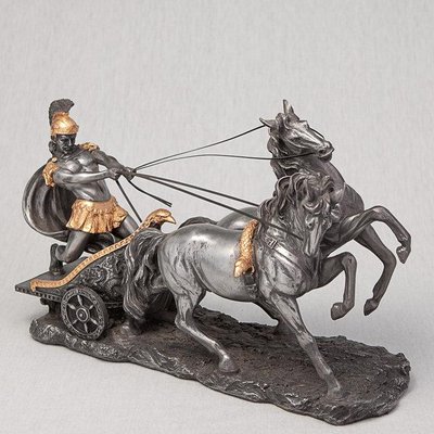 Статуетка "Римський воїн на возі" (17 см) Veronese 72011A7 72011A7 фото