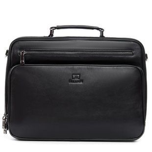 Сумка Чоловіча Портфель шкіра BRETTON 9221-1 black  9221-1 black фото