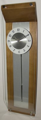 Настінний кварцовий годинник, з маятником, дерев'яний (65 x 17,5) x 7 см) 29048 29048 фото