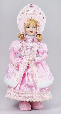 Новорічна лялька Снігуронька 43 см, 1 шт. (NY14-290) NY14-290 фото