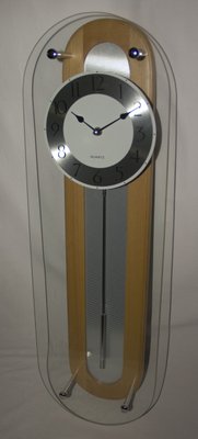 Настінні кварцові годинники, з маятником, дерев’яні 29034 фото
