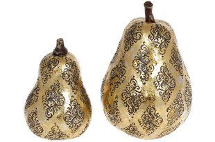 Декоративная фигурка Груша, 16.5см, цвет - золотой 218-984 218-984 фото