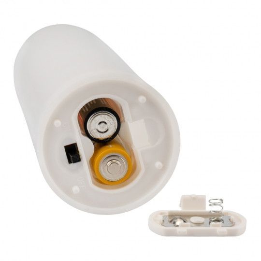 Набор из 3х светодиодных свечей (LED) 5.5*15(12.5, 10)см., пластик, белые, (6032-016) 6032-016 фото