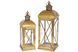 Декоратинний металевий свічник,Фонар, 22*2*2sм, золото антик (589-244) 589-244 фото 3