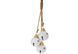 Декоративные металлические шары на подвесе Christmas bells D7.5*10см, 47см., (152-021) 152-021 фото