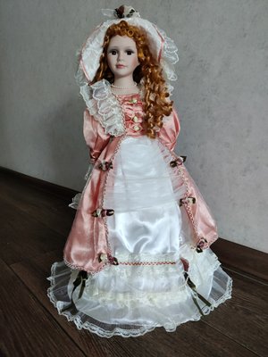 Фарфорова велика лялька колекціонна, сувенірна, 55 см " Діана " (1303-01 Д) 1303-01 D фото