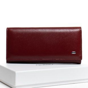 Вишуканий жіночий гаманець натуральної шкіри 18,5*9*3,5 см DR. BOND W501-2 bordo W501-2 bordo фото