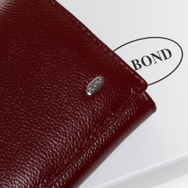 Вишуканий жіночий гаманець натуральної шкіри 18,5*9*3,5 см DR. BOND W501-2 bordo W501-2 bordo фото