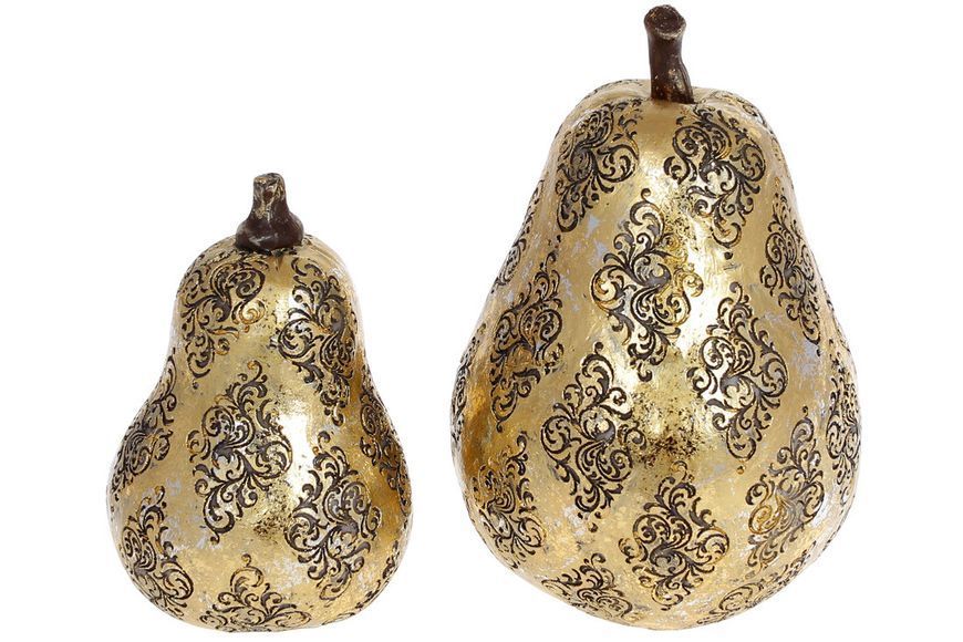 Декоративна фігурка Груша, 14.5 см, колір &mdash; золотий&nbsp;218-985 218-985 фото