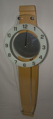 Настінні кварцові годинники, з маятником, дерев’яні 28059 фото