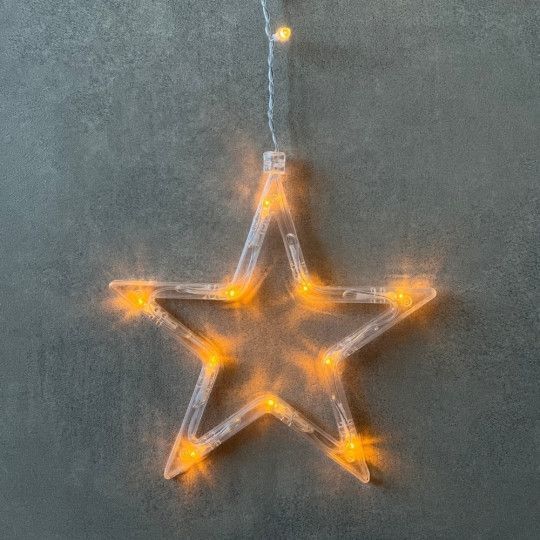 Гірлянда "Зірки", 140 LED, жовта, 3200*60 см, від електромережі (9133-032) 9133-032 фото