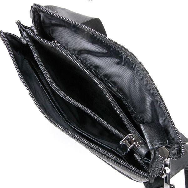 Сумка из натуральной кожи мужская BRETTON (23*26*6 см) 5416-3 black 5416-3 black фото